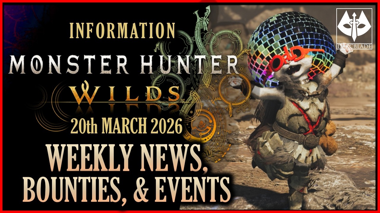 Новости этой недели, ограниченные награды и задания события: Monster Hunter Wilds: 20 марта 2026 г.