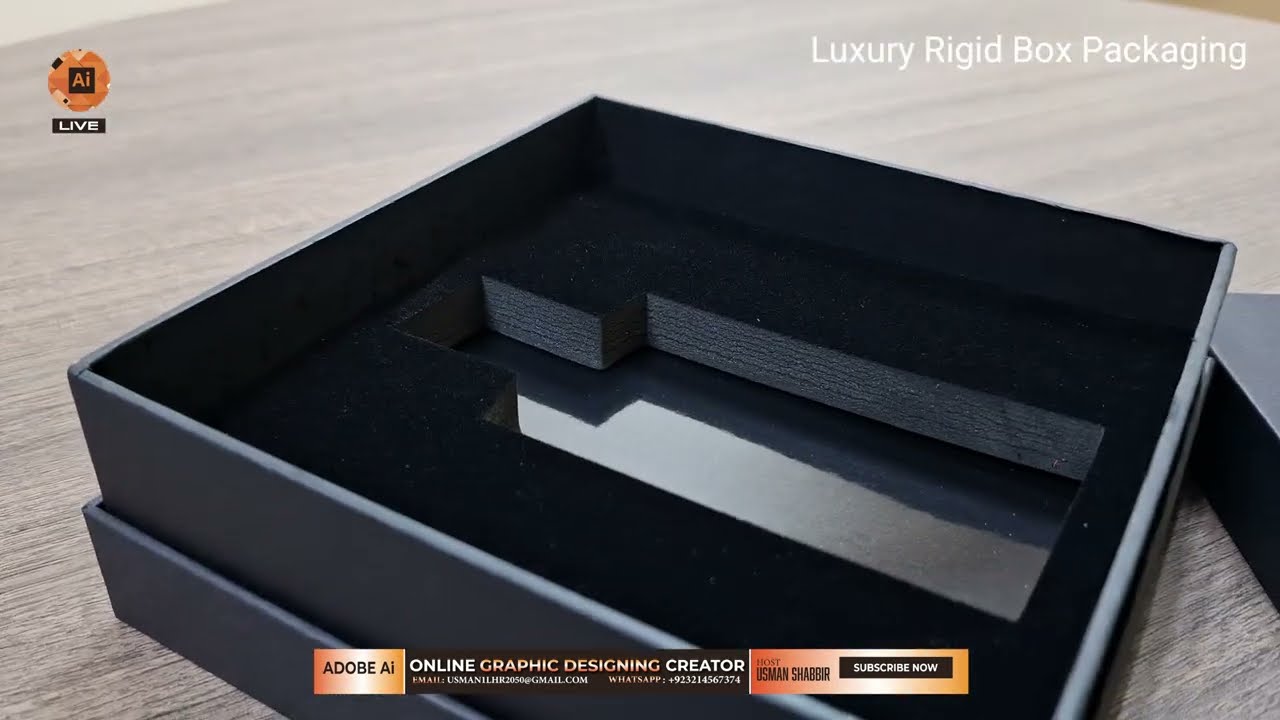 Luxury Product Packaging Top & Bottom Hard Box Design