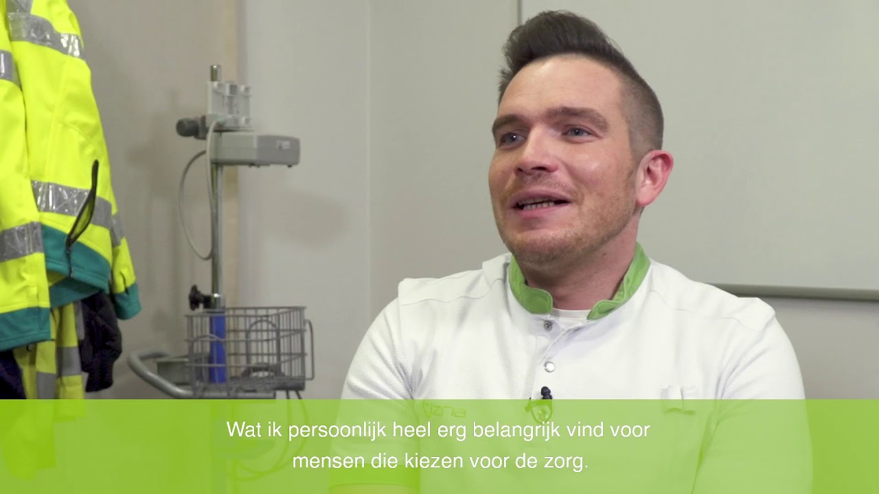 Olivier is zorgbuddy in ZNA Jan Palfijn