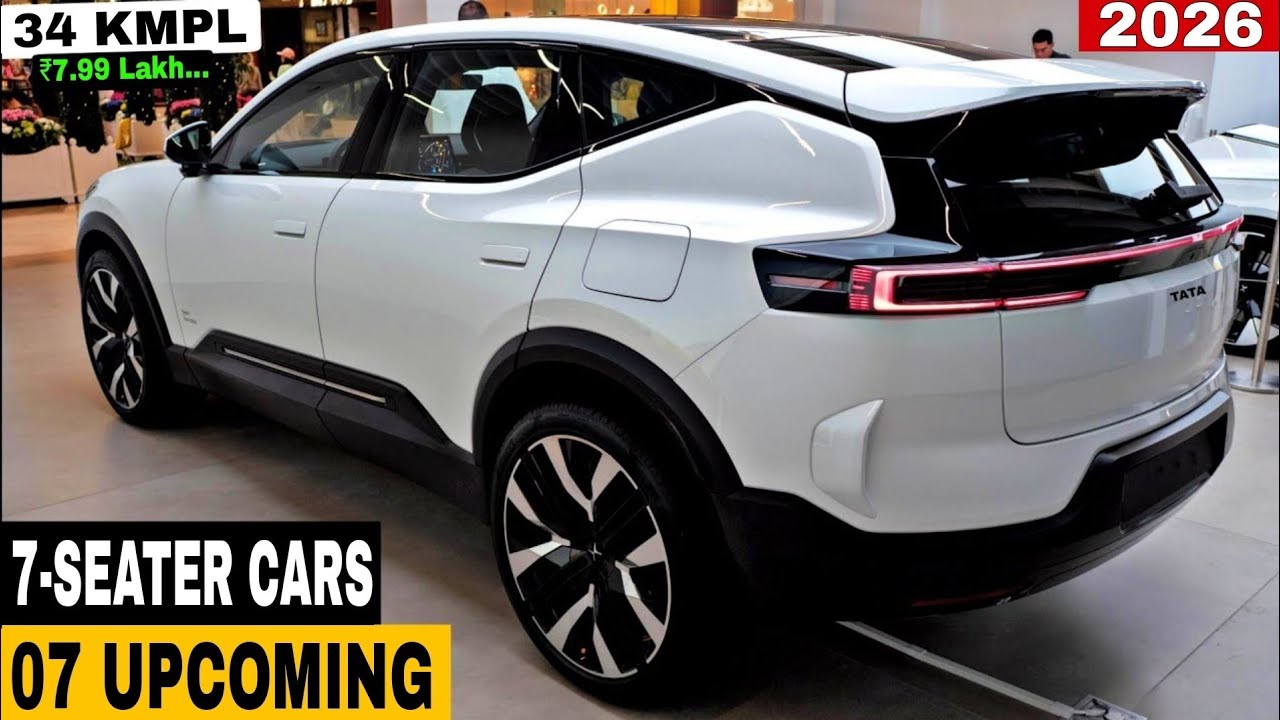 07 UPCOMING 7-SEATER CARS LAUNCH IN INDIA 2026 | PRICE, LAUNCH DATE, FEATURES | 7-SEATER CARS