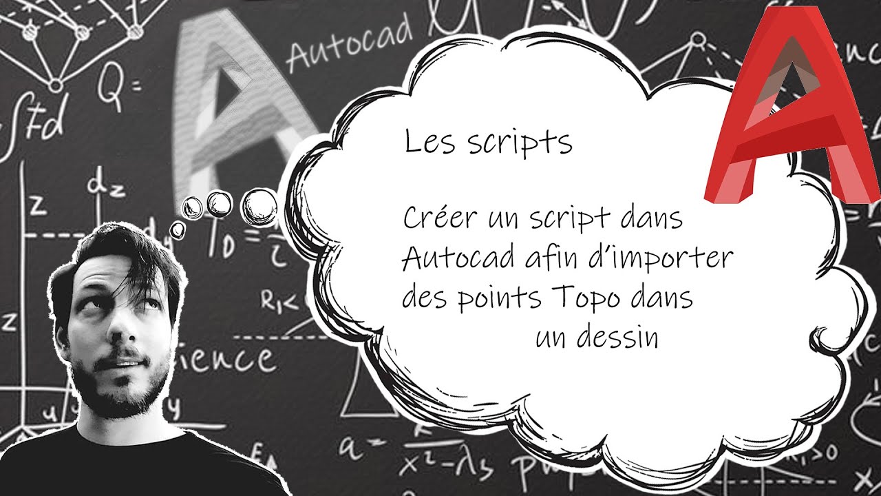 Autocad : créer un script pour importer des points topo