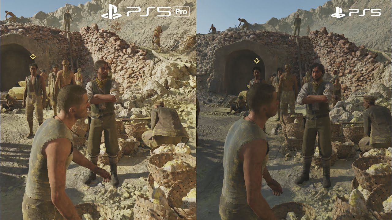PS5 Pro Enhanced vs PS5 Graphics Comparison - Mafia The Old Country (Performance Mode) [4K60HD]
