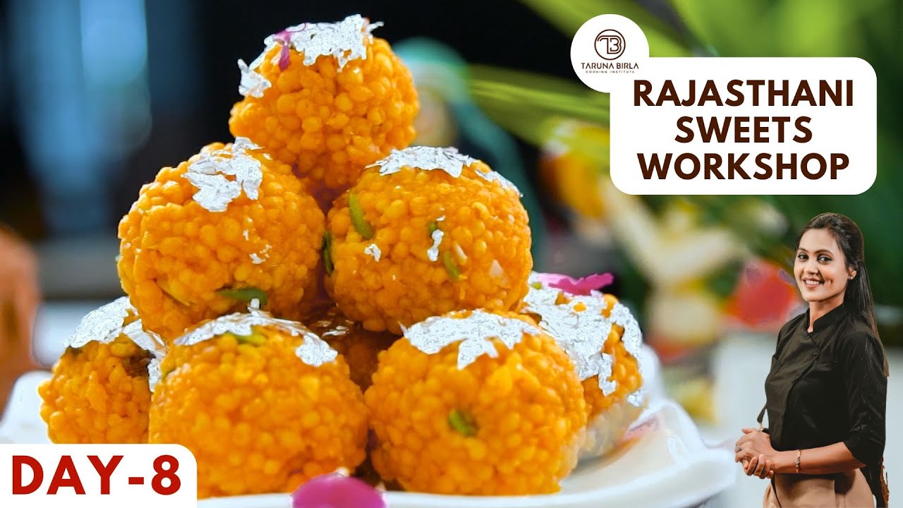 मोतीचूर लड्डू  | हलवाई वाला सीक्रेट तरीका | Motichoor laddu | Chef Taruna Birla