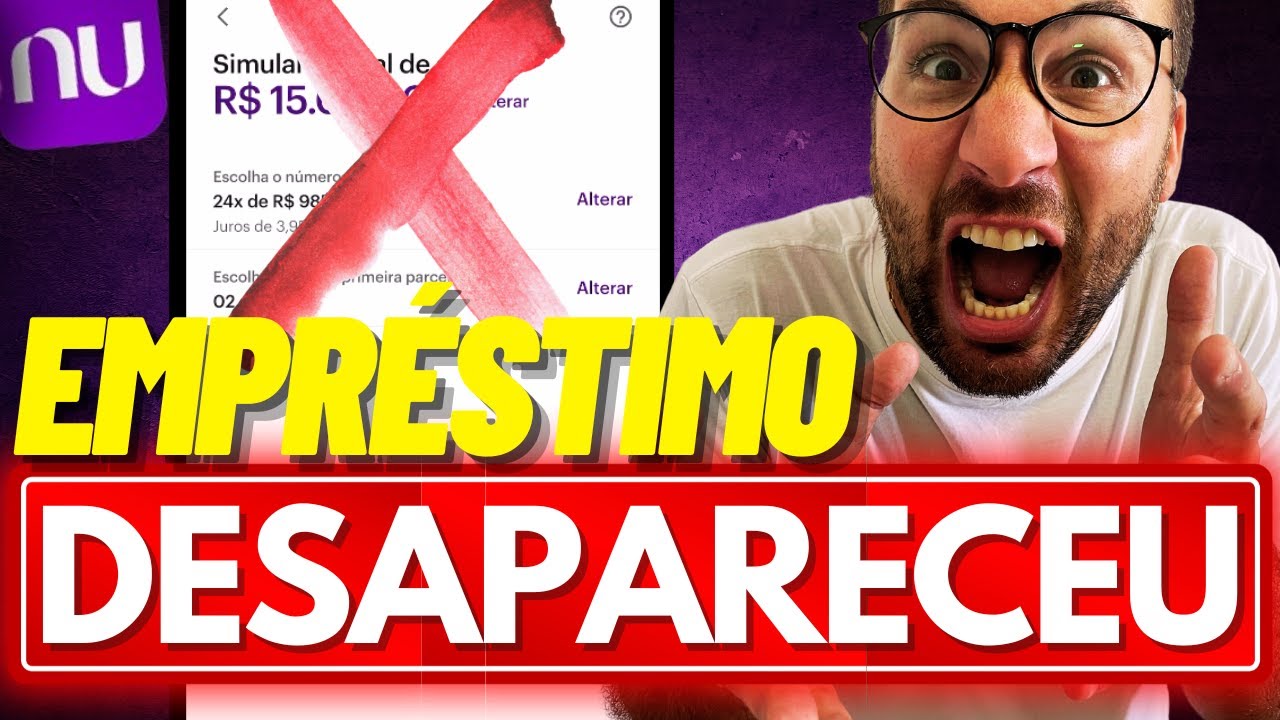 USEI uma parte EMPR&Eacute;STIMO NUBANK DESAPARECEU DEPOIS DE UTILIZAR!