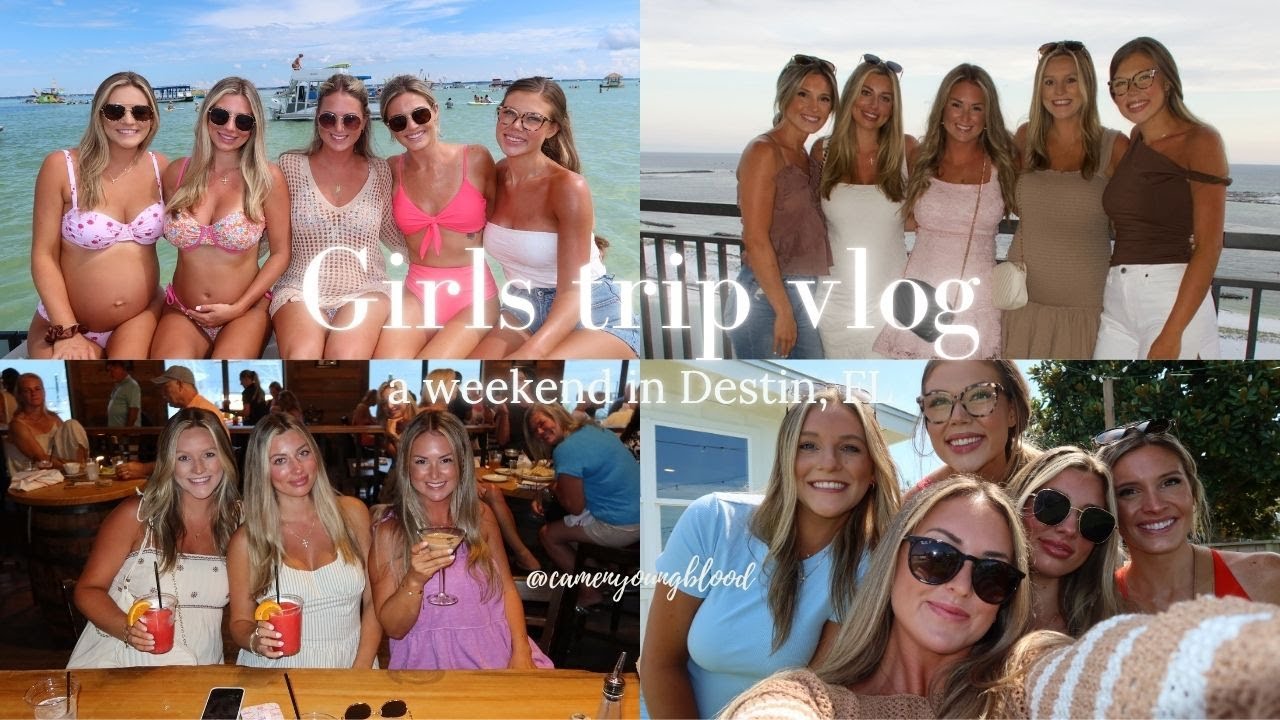 GIRLS TRIP VLOG // things to do in Destin, FL // weekend vacation // life as a content creator