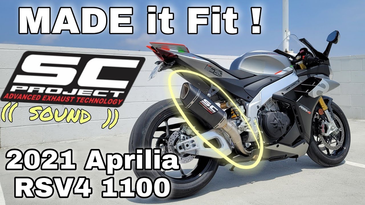 FIRST?!  2021 RSV4 1100 • SC Project Exhaust [SOUND]