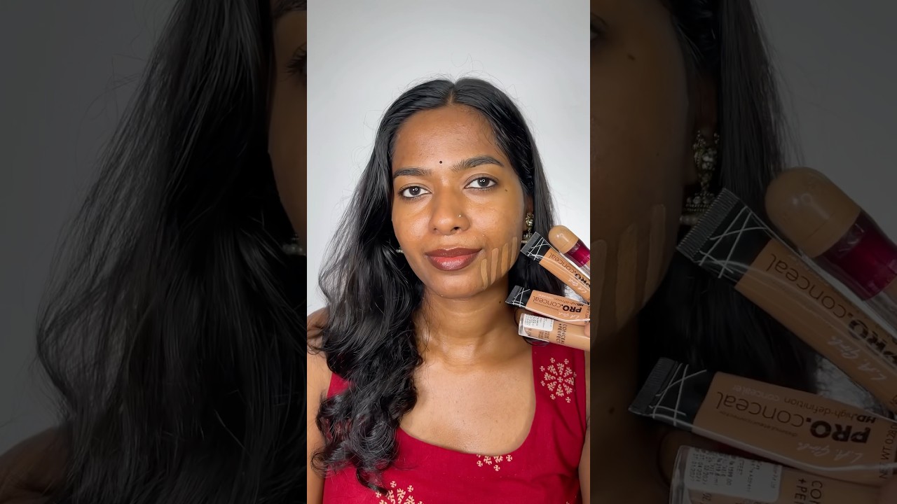 Swatching my favourite concealer 🌺