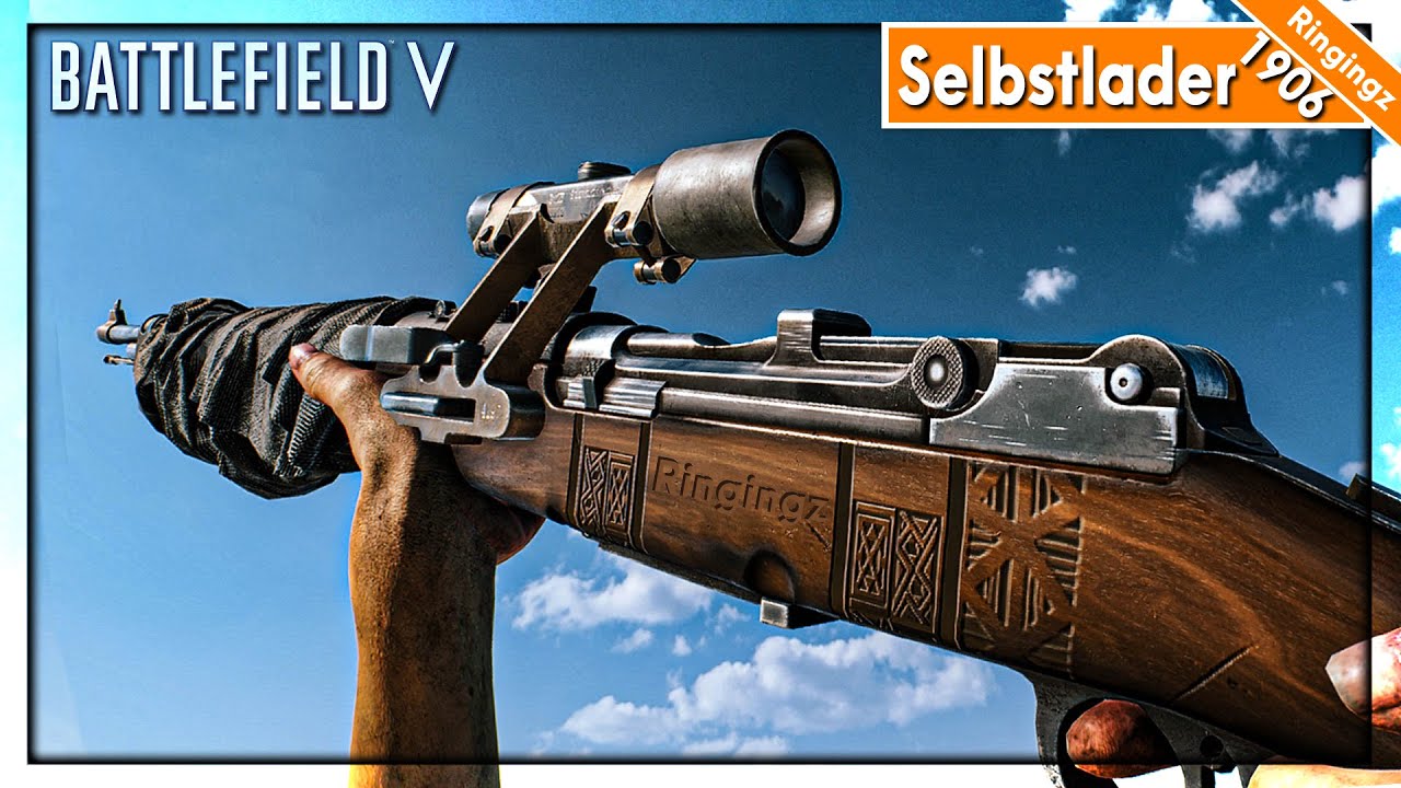 ปืนนิ้วล็อค Selstlader 1906 - Battlefield V รีวิวสไนเปอร์