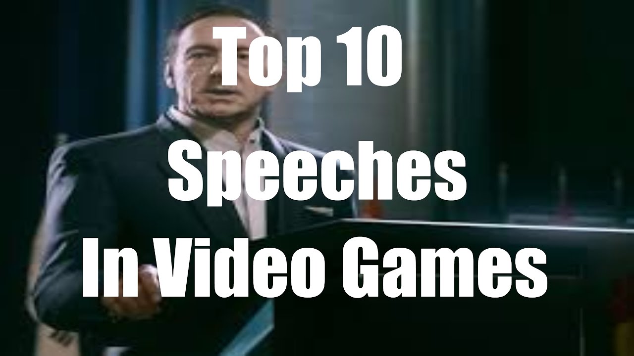 Top 10 Speeches In Video Games(Mass Effect, Gears of War, Halo, and More!)