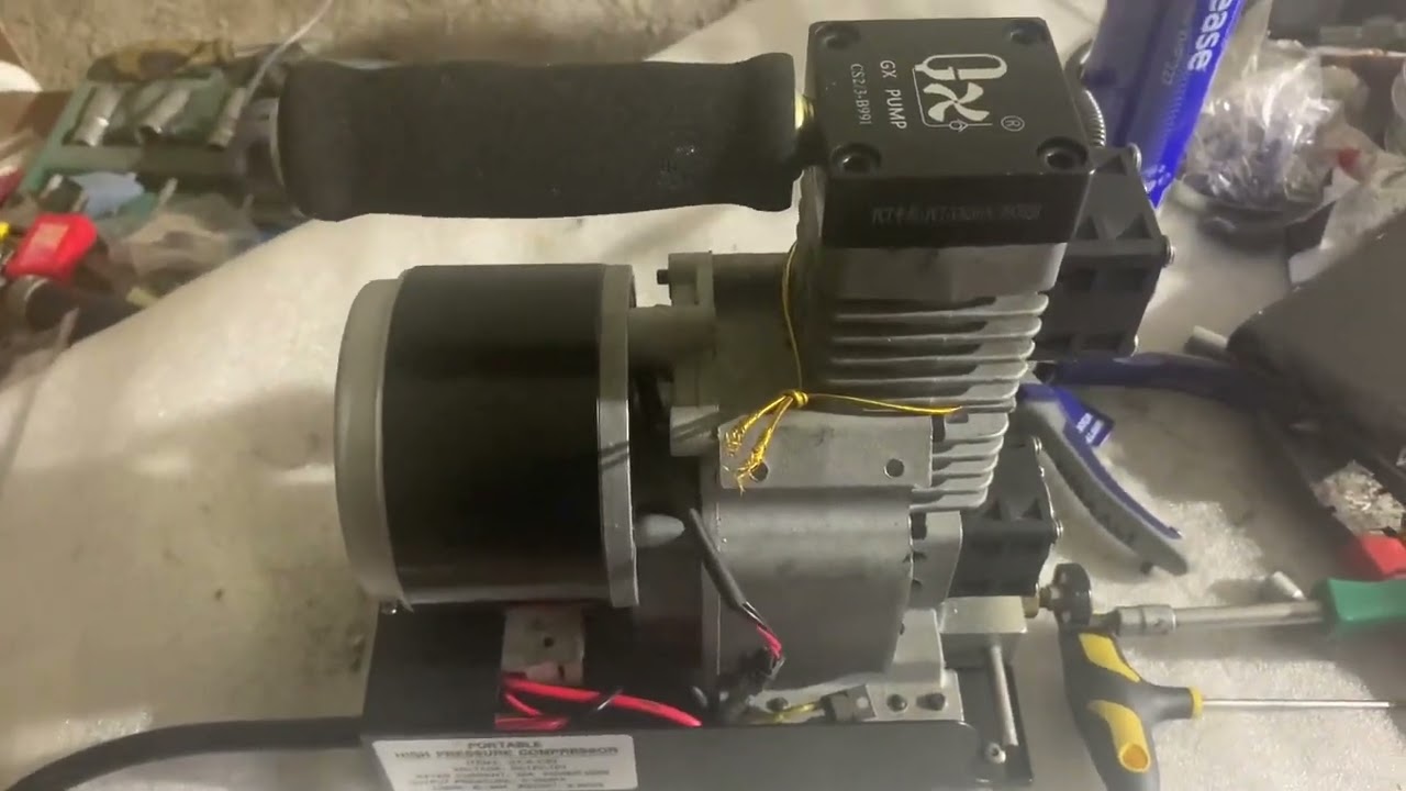 Компрессор GX mini 12v. ТО 50 часов. И мысли вслух.