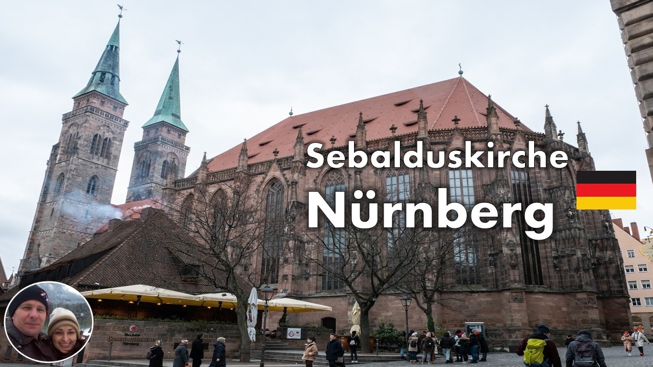 Die beeindruckende Architektur der St.-Sebald-Kirche in Nürnberg, Deutschland.