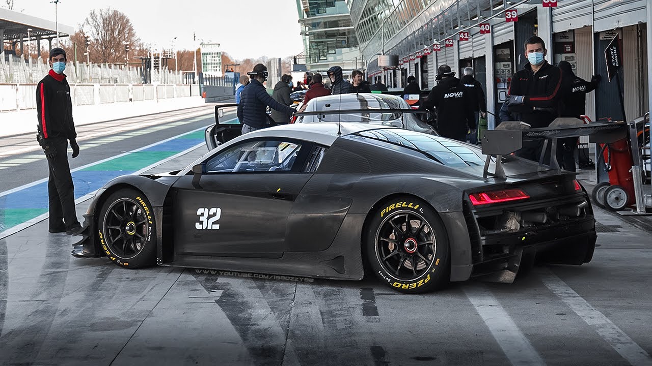 [3D Binaural Audio] 40 mins in Monza's Pit Lane: Wheel Guns, Air Jacks, Pit Limiters & More!