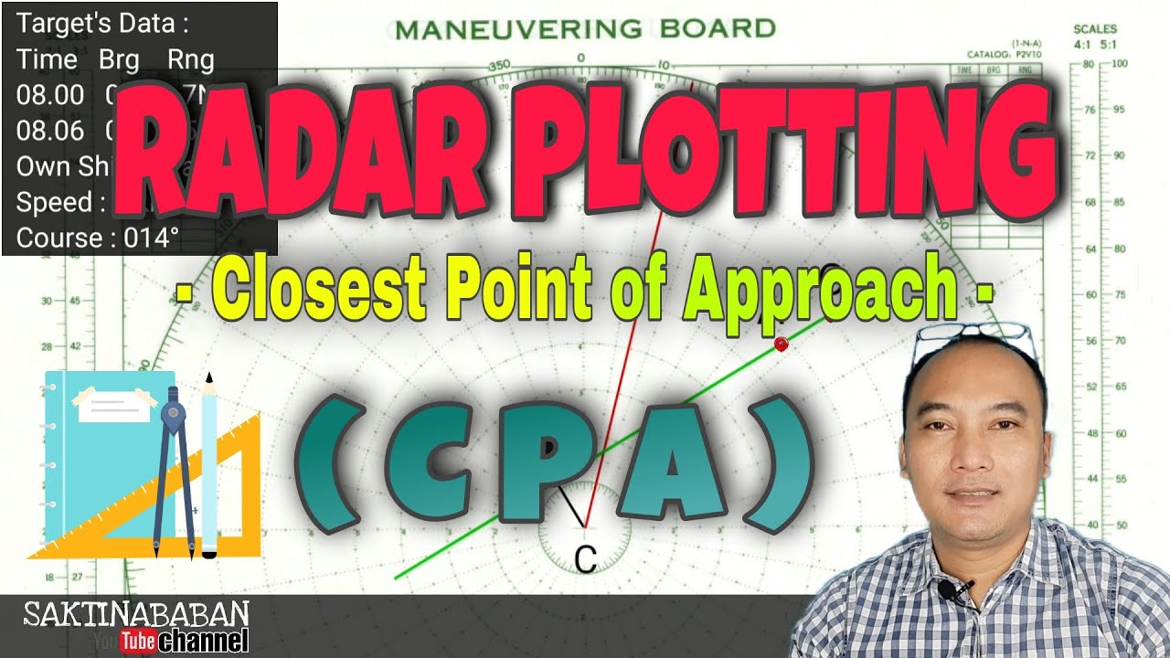 RADAR PLOTTING || Cara mudah menentukan CPA (Closest Point of Approach)