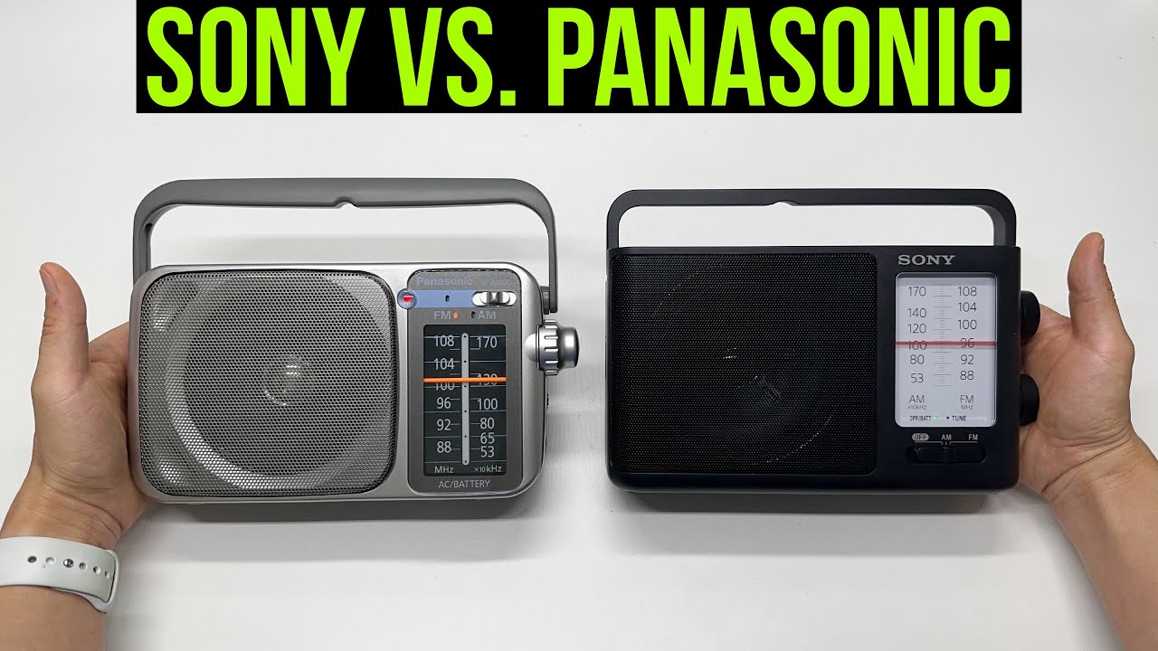 Сравнение радиоприемников Sony ICF-506 и Panasonic RF-2400D AM FM