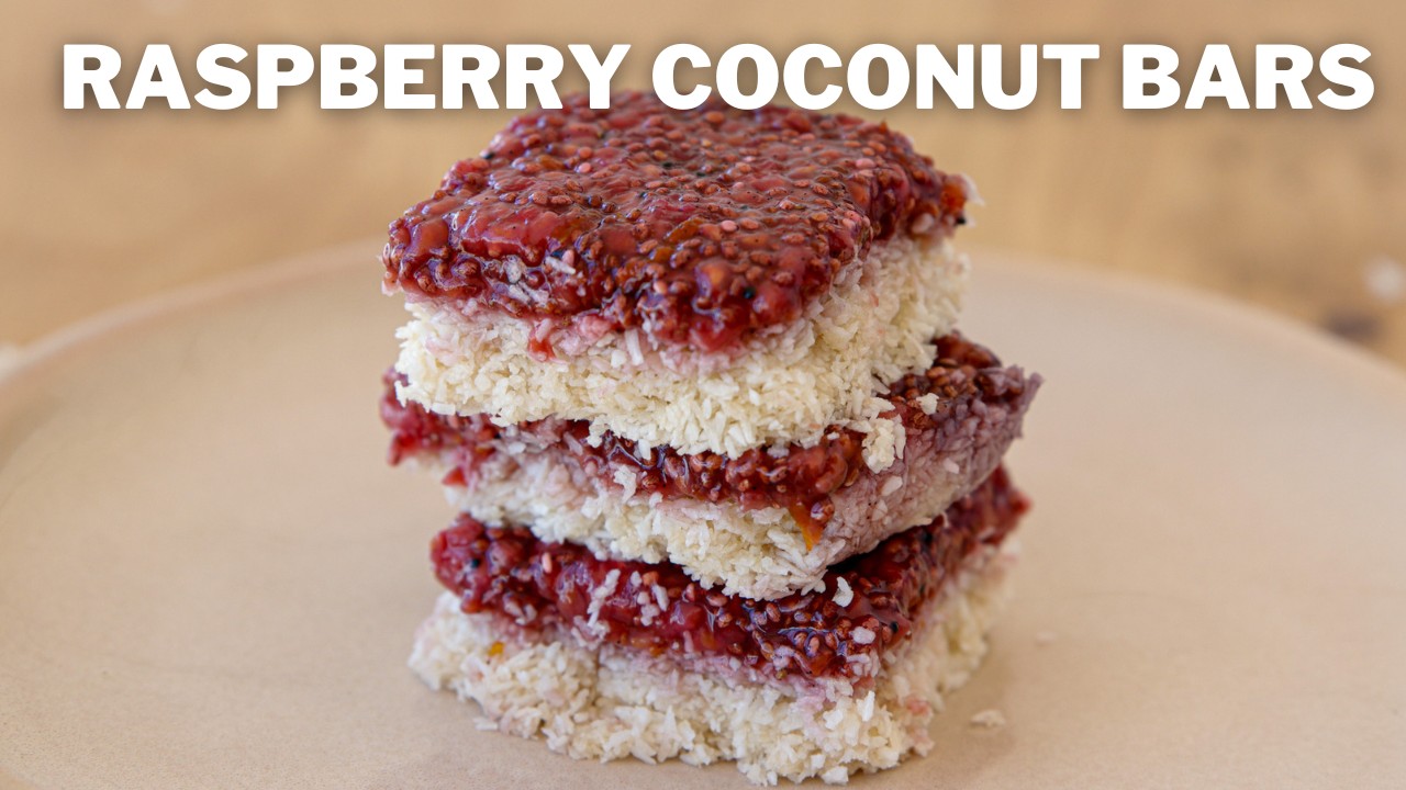 Coconut Raspberry Bars