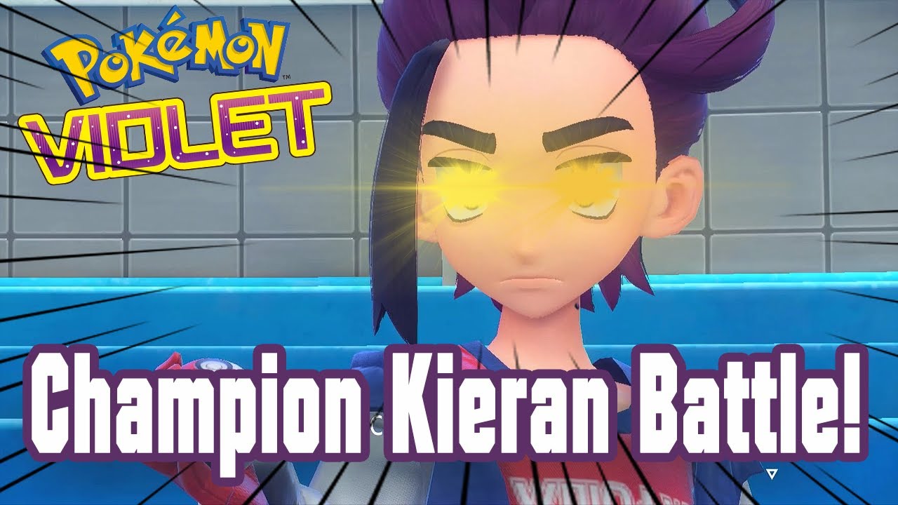 Champion Kieran Battle (Pokémon Violet Indigo Disk DLC)