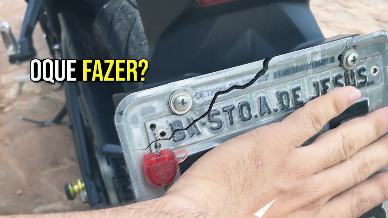 PLACA QUEBRADA OQUE FAZER? *Dica muito Importante*