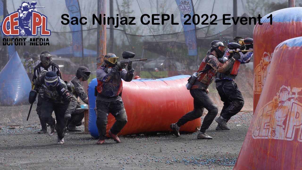 Sac Ninjaz | CEPL 2022 Event 1 D4 | Paintball tournament raw footage