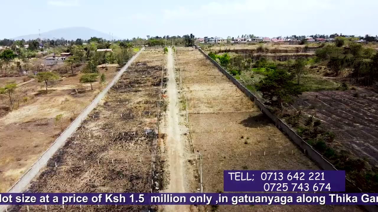 50 x 90 PLOTS ALONG THIKA GARISSA HIGHWAY