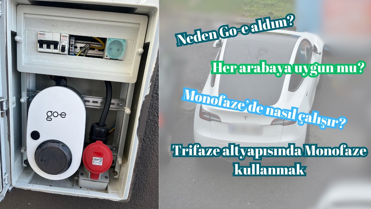 En iyi Wallbox I Go-e Monofaze'de Çalışır Mı? I Wallbox'ı Monofaze Sistemde Nasıl Trifaze Kullandım?