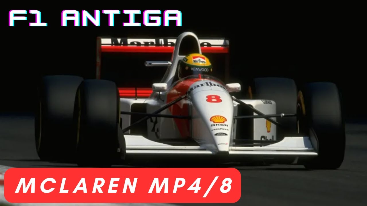 Série F1 Antiga - Testando o McLaren MP4/8 de Ayrton Senna em Adelaide