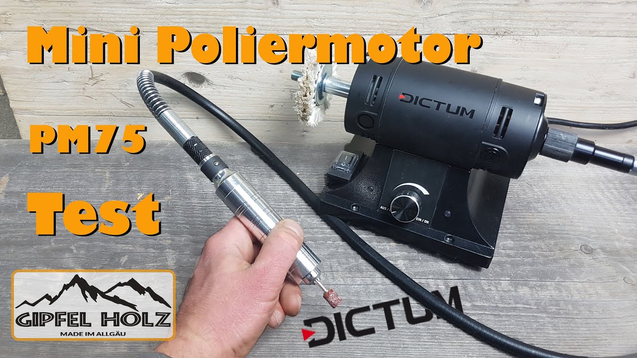 Polier- und Schleifmotor mit biegsamer Welle | Werkzeugtest