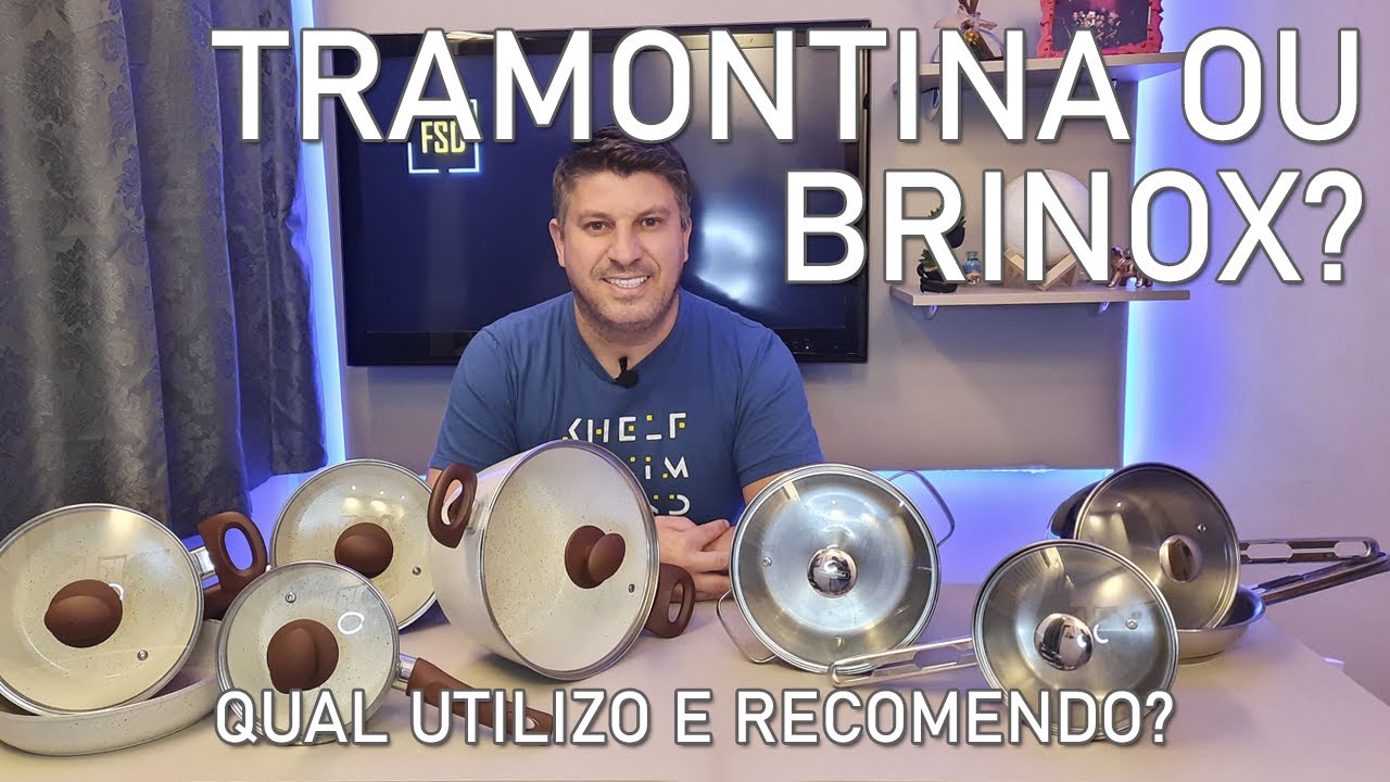 Tramontina ou Brinox ? Qual a melhor panela pra fogão de indução ?