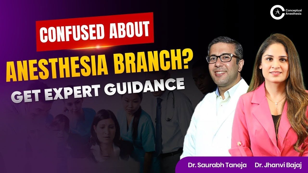 Confused About Choosing Anesthesia as Your Branch? LIVE With Dr. Jhanvi Bajaj & Dr. Saurabh Taneja