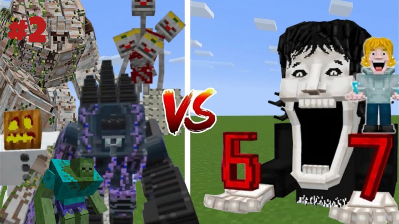 All Minecraft Mutant Bosses Vs THE 67 ENTITIES !!