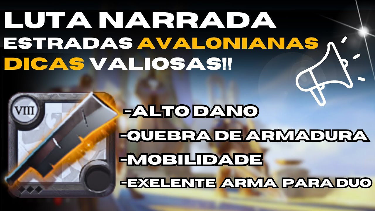 LUTA NAS ESTRADAS AVALONIANAS DUO PVP ||  VIDEO NARRANDO A FIGHT
