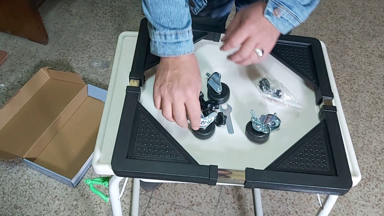 ستاند متحرك للأجهزة الكهربائية HUAYIDA Adjustable & Movable Stand For Washing Machine & Refrigerator