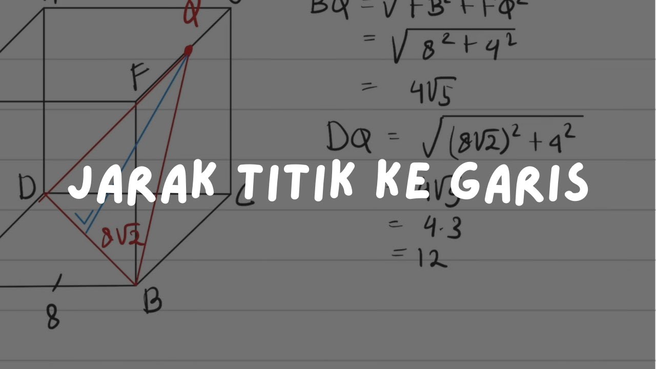 🦿 Langkah 011: Jarak Titik ke Garis | Penalaran Matematika Alternatifa