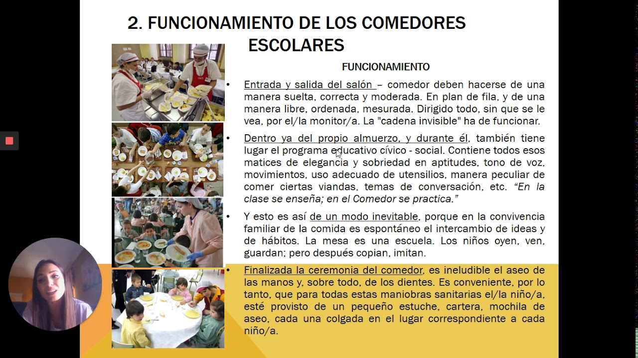 Tema 2  Monitor de comedor escolar y permanencia
