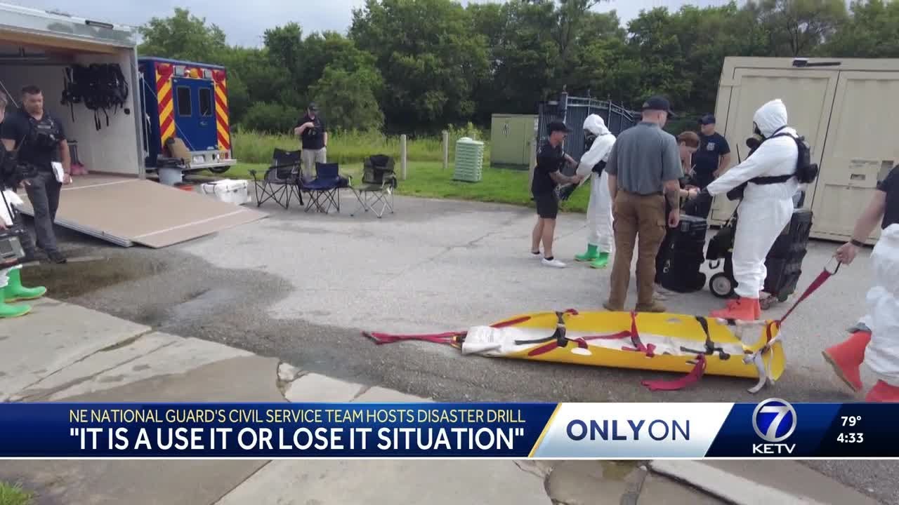 Nebraska National Guard's Civil Support Team hosts disaster drill in Omaha area