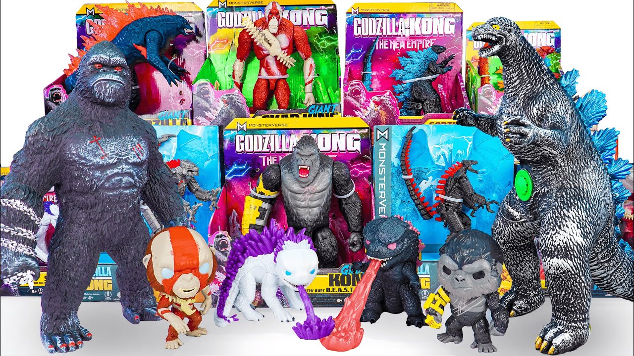 Unboxing Review of Godzilla x Kong The New Empire Toys | Giant Kong and Giant Godzilla