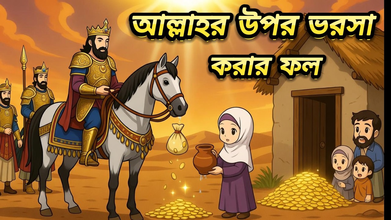 আল্লাহর উপর ভরসা করার ফল সুমিষ্ট | বিশ্বাসের ফল | শিক্ষণীয় কাহিনী| ইসলামীক গল্প | Islamic reminder