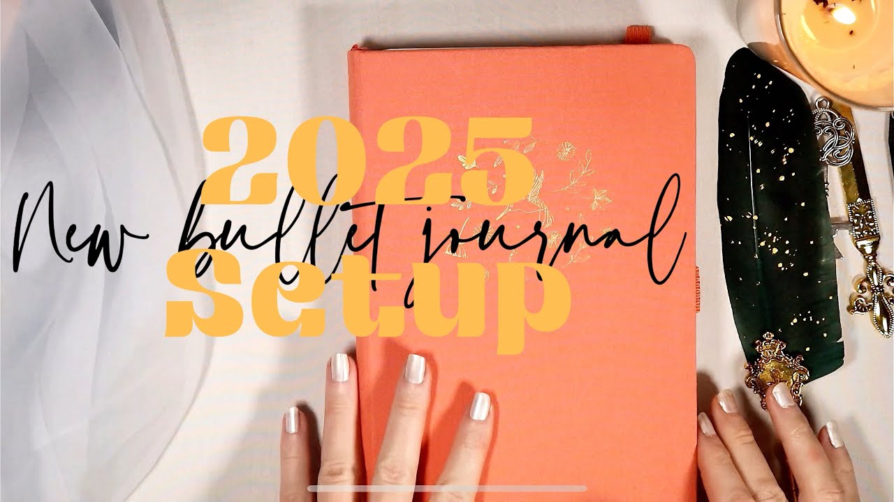 2025 Yearly Bullet Journal setup ~ plan with me