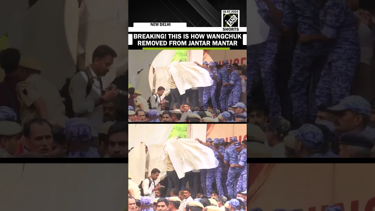 MUST WATCH! This is how Activist Sonam wangchuk removed from Jantar Mantar | Day-21 hunger strike