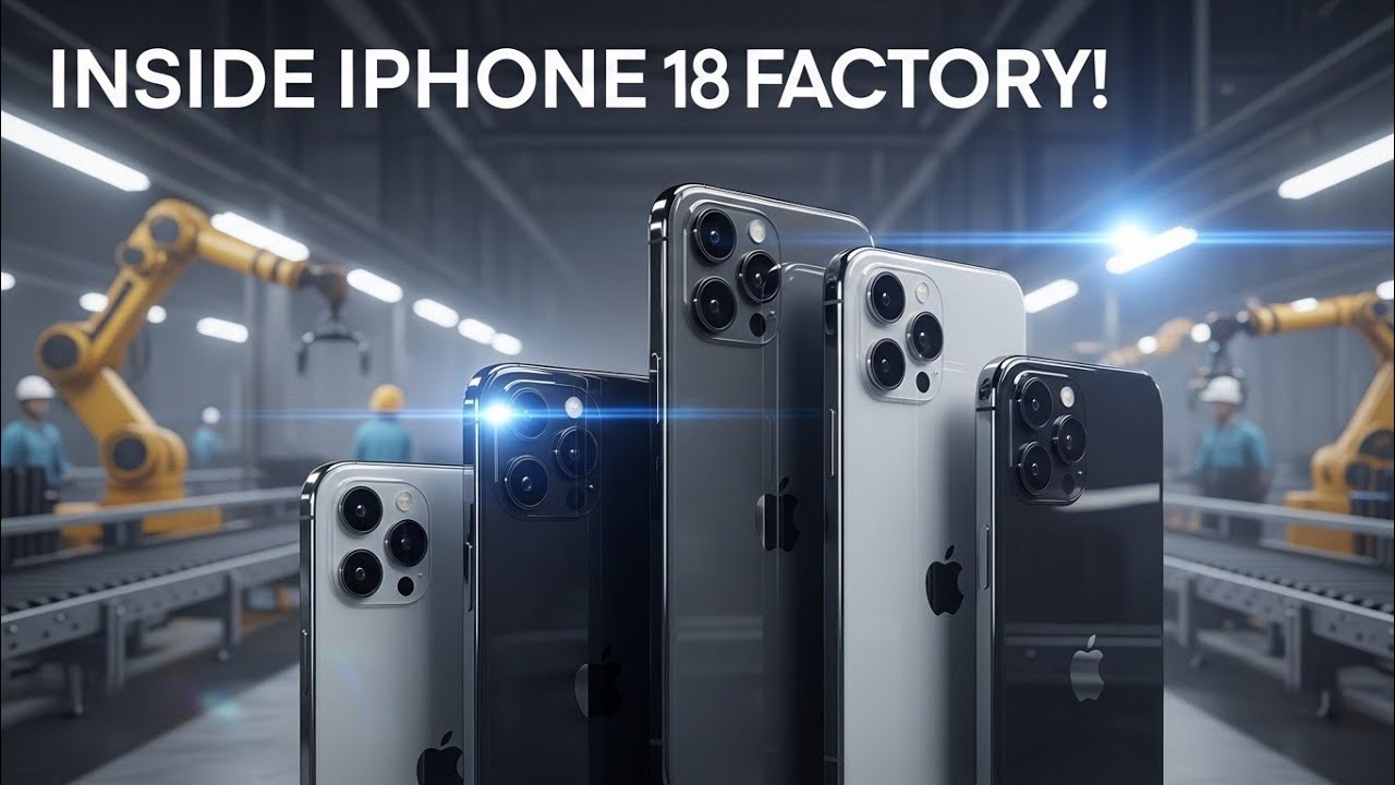 iPhone 18 Factory Making Process  | How iPhone 18 Is Manufactured | AI Cinematic Factory Documentary