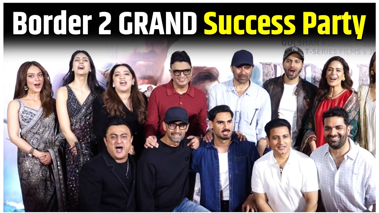 Border 2 GRAND Success Party | Sunny Deol, Suniel Shetty, Varun, Diljit,Sonam Bajwa & Full Star Cast