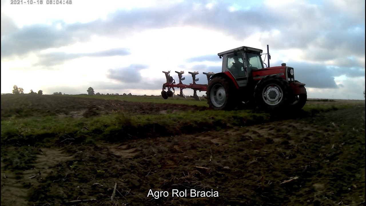 🔥Emisja spalin🔥zimowa orka na pełnej🔥Massey Ferguson 3080 i Kverland 2+1+1🔥💪