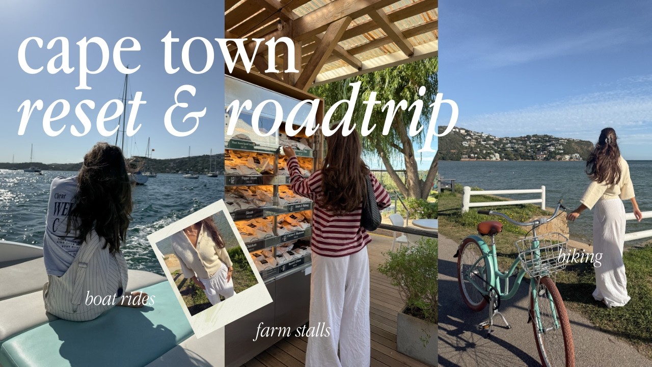 cape town vlog ♡ cafés, routines, home + road tripping up the garden route