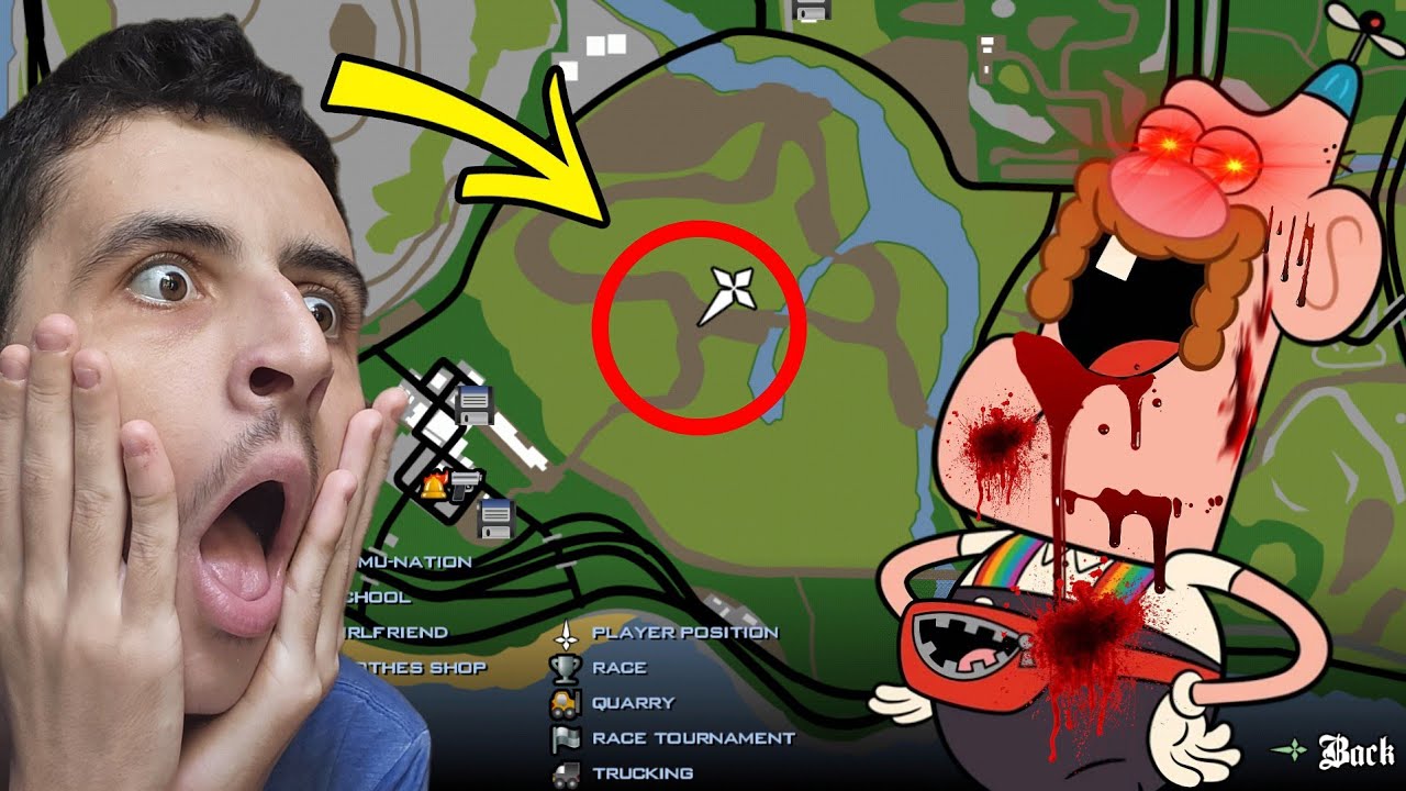لا تزور منزل العم جدو نهائيا في لعبة GTA SA - أخطر سفاح 😨
