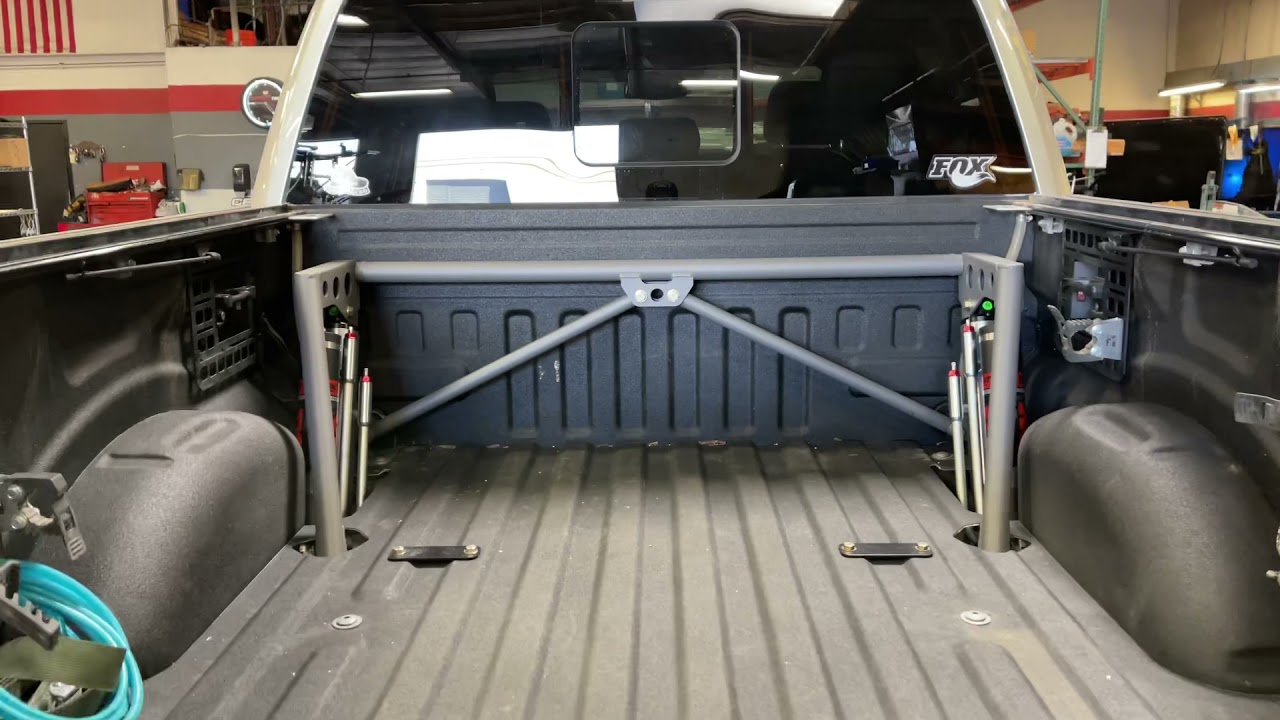 Cambur Racing’s all new Ford Raptor Bed Cage with Fox shocks