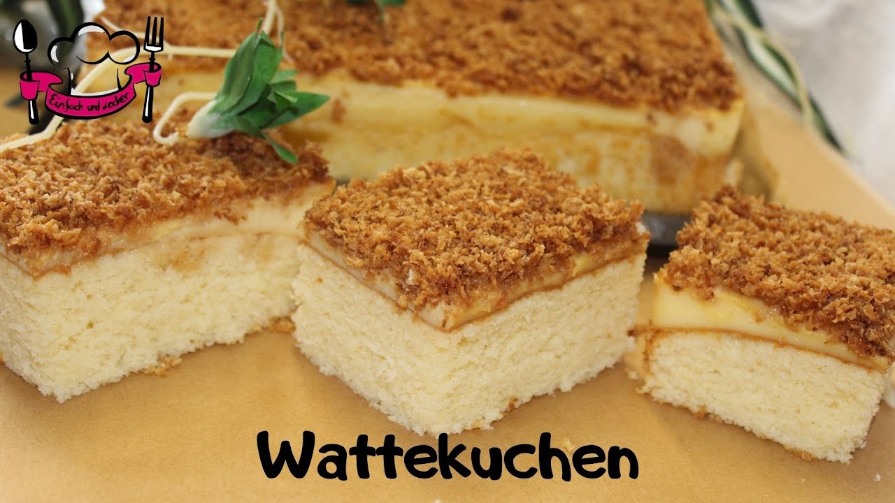 Wattekuchen-Ватный пирог, Торт очень нежный и очень вкусный.| Einfach und Lecker💯Просто и Вкусно