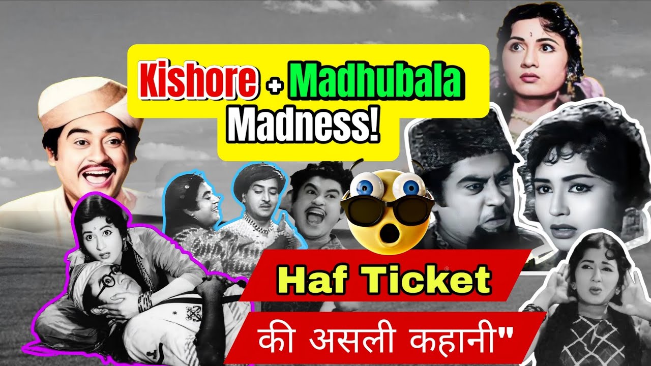 Half Ticket (1962)😄Kishore Kumar Comedy, Madhubala Magic #Bollywood Classic!