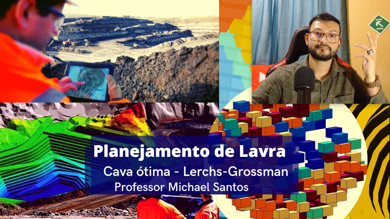 Cava ótima Lerchs-Grossman Planejamento de Lavra