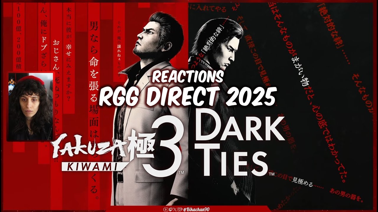 REACTION VIDEO: RGG DIRECT 2025 SHOWCASING YAKUZA KIWAMI 3