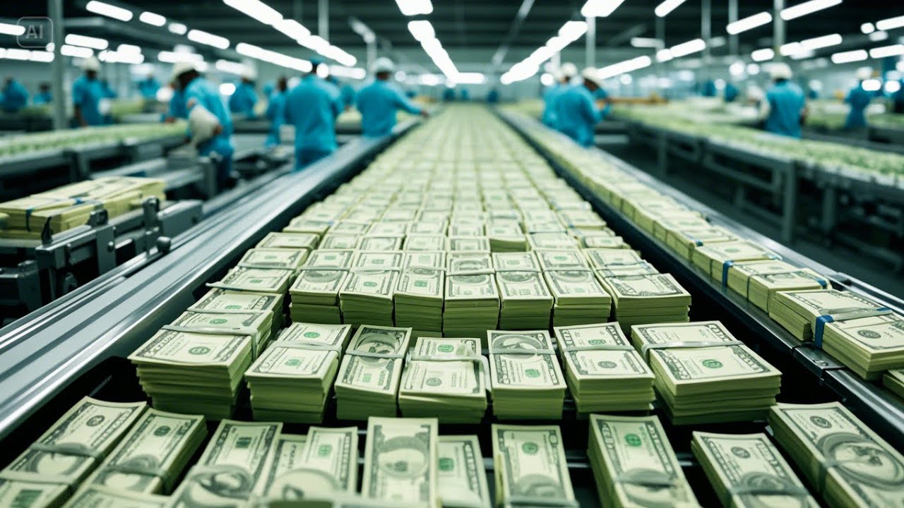Incredible US Dollar Manufacturing & Printing Process | High-Tech Currency Manufacturing Process