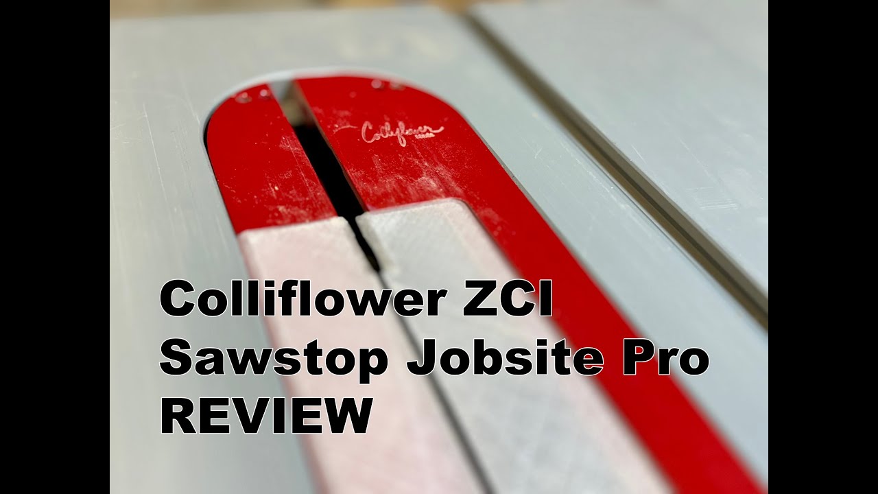 Colliflower Zero Clearance Insert for Sawstop Job Site Pro - Review